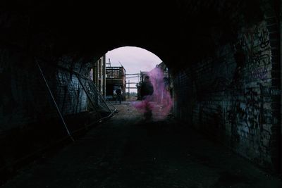 Corridor of old building