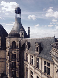 Low angle view of church against sky