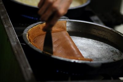 Stuffed pancake or pan-fried bread which is commonly found in saudi arabia 