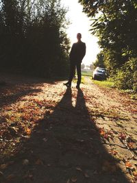 People walking on road