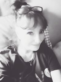 Portrait of young woman