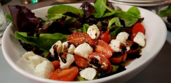 Close-up of salad in plate