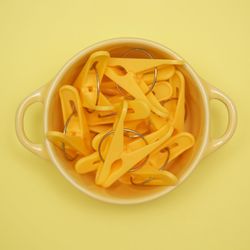 Directly above shot of noodles in bowl