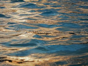 Full frame shot of rippled water