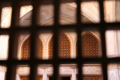 Full frame shot of window blinds