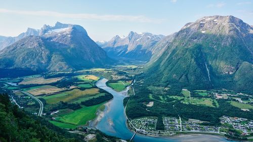 Andalsnes, norway, august 2020