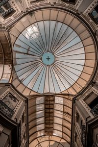 Low angle view of ceiling of building