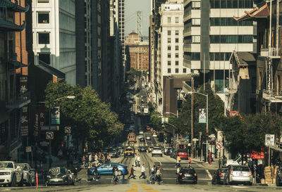 Traffic on city street