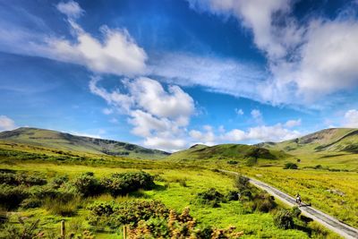 Scenic view of landscape against sky