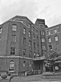 Low angle view of building against sky