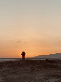 Sunset in tarifa, spain 