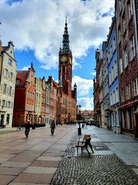 View of buildings in city