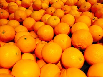 Full frame shot of oranges