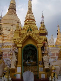 Statue of cathedral against sky