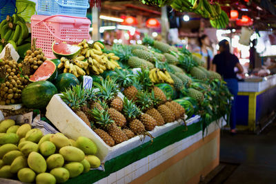 Thai fruit market