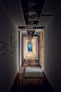 Corridor of building