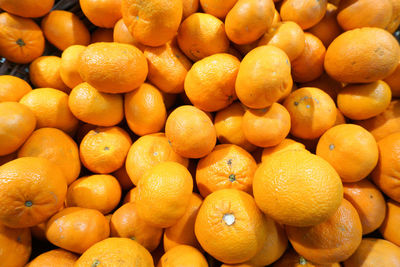 Full frame shot of oranges