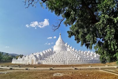 View of temple against sky