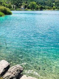 Scenic view of lake