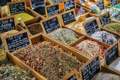 Full frame shot of food for sale