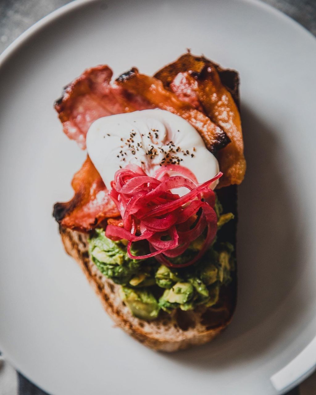 DIRECTLY ABOVE SHOT OF MEAL SERVED IN PLATE