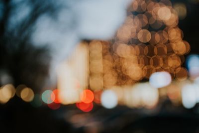 Close-up view of blurred background