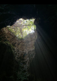 Scenic view of cave