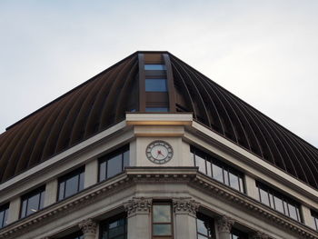 Low angle view of building against sky