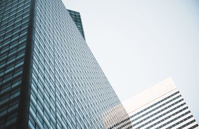 Low angle view of modern building