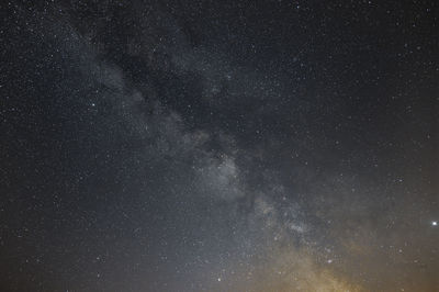 Low angle view of stars in sky