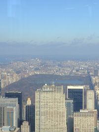 Aerial view of city