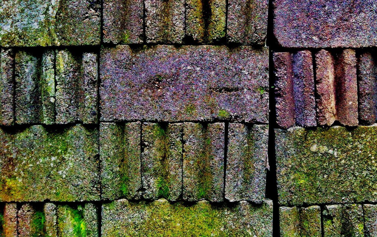 full frame, backgrounds, textured, close-up, pattern, outdoors, detail, day, weathered, no people, green color, metal, wall - building feature, built structure, fence, old, brick wall, growth, protection, stone wall