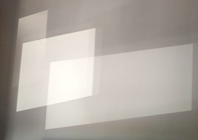 Sunlight falling on wall at home