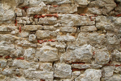 Full frame shot of stone wall