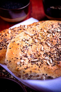 Close-up of bread