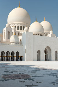 View of cathedral against clear sky