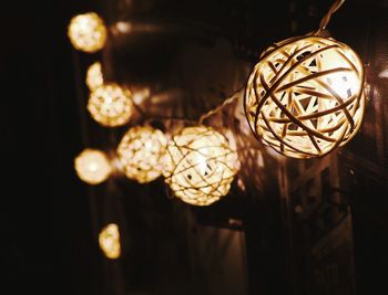 Close-up of light bulb