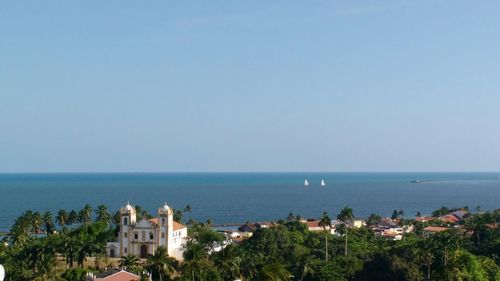 Scenic view of calm sea against sky