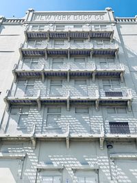 Low angle view of building against sky