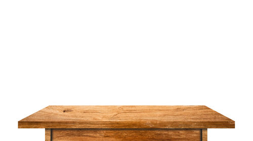 Close-up of wooden structure against white background