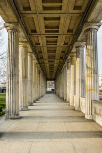 Corridor of historic building