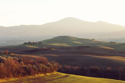 Scenic view of landscape against sky