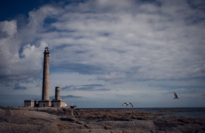 View of monument against cloudy sky