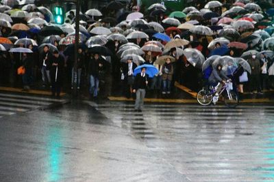 People in shopping mall