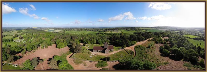 Panoramic view of landscape against sky