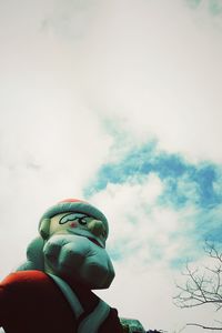 Low angle view of cloudy sky