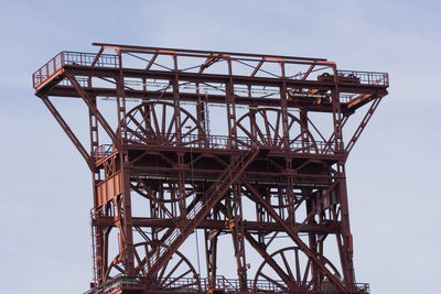 Low angle view of built structure against sky