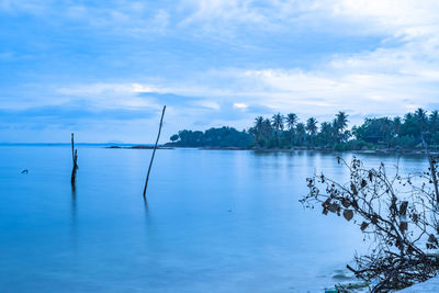 Tranquil morning on the beach