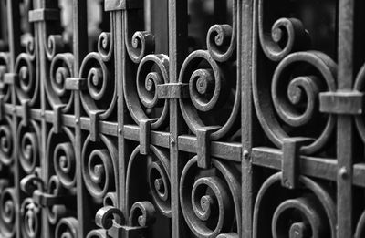 Full frame shot of metal fence