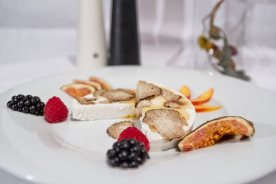 Close-up of food in plate